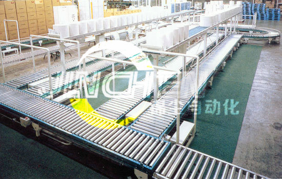 滾筒輸送機在輸送產(chǎn)品